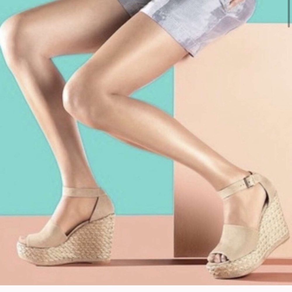 Stuart Weitzman Sohojute Wedge Platform Sandals